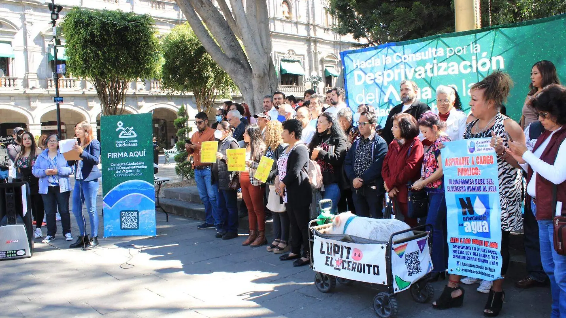 Organizan consulta ciudadana para remunicipalizar el agua en Puebla